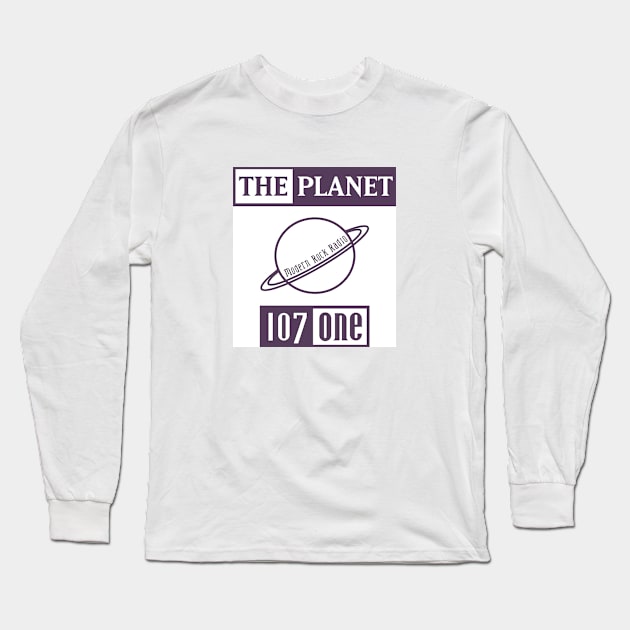 The Planet: 107.1 Long Sleeve T-Shirt by Hoydens R Us